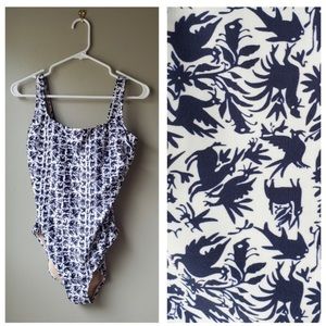 NWOT Katie Kime One Piece Large Swim Suit Bathing Suit